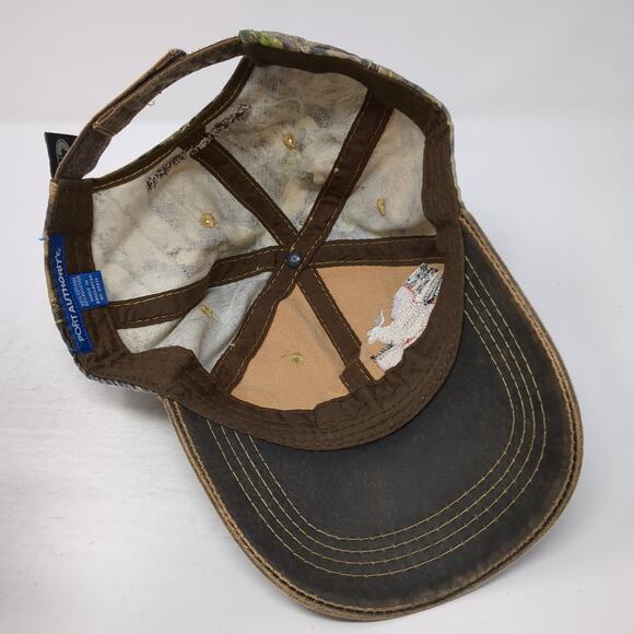 Idaho Deer Silhouette Strapback Baseball Cap Multi One Size Port Authority - Picture 7 of 9